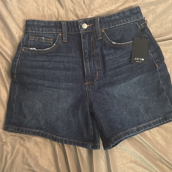Joe’s Jeans Vintage Easy Denim Shorts Size 25 NWT High Rise Dark Wash $128 - Picture 6 of 6